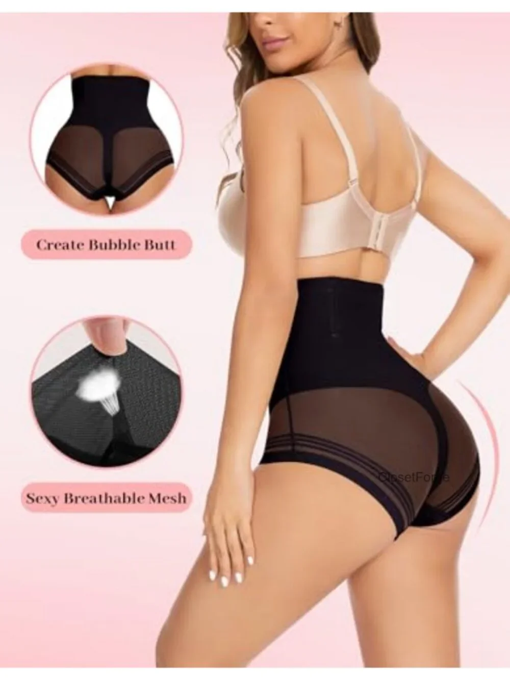 High Waisted Tummy Control Shapewear Panties Butt Lifter Seamless